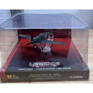 Corgi Legends of Flight WWII Aces Messerschmitt BF 109E-1 Eduard Neuman 1:72 NEW